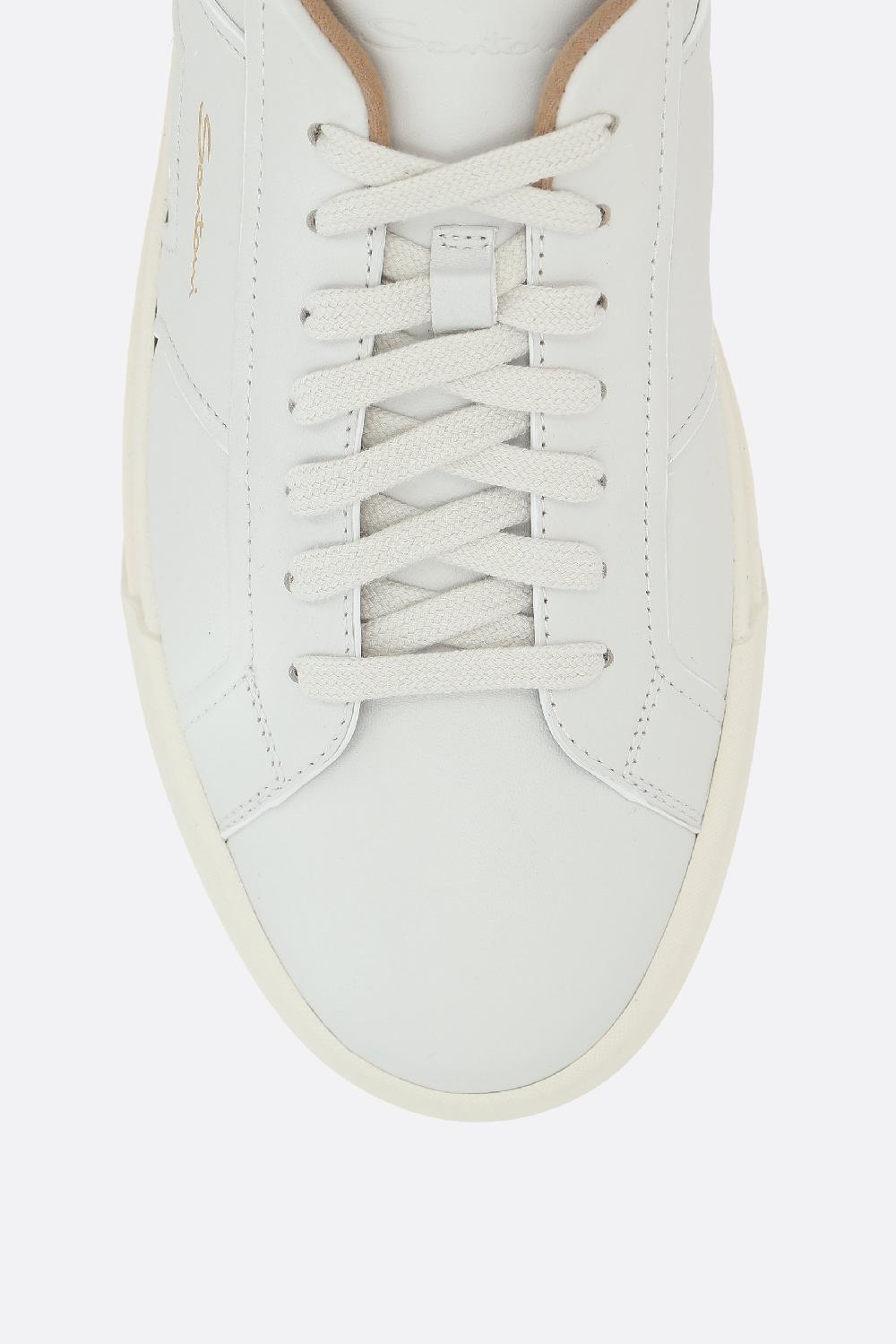 SANTONI Sneaker Double Buckle In Nappa