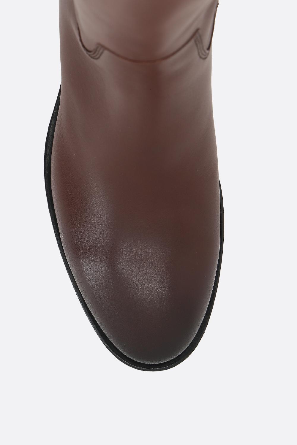 SANTONI Stivale Favours In Pelle Lucida