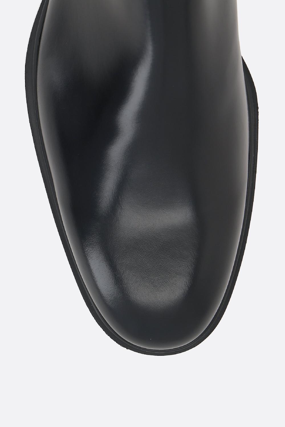 SANTONI Stivaletto Easy In Pelle Lucida