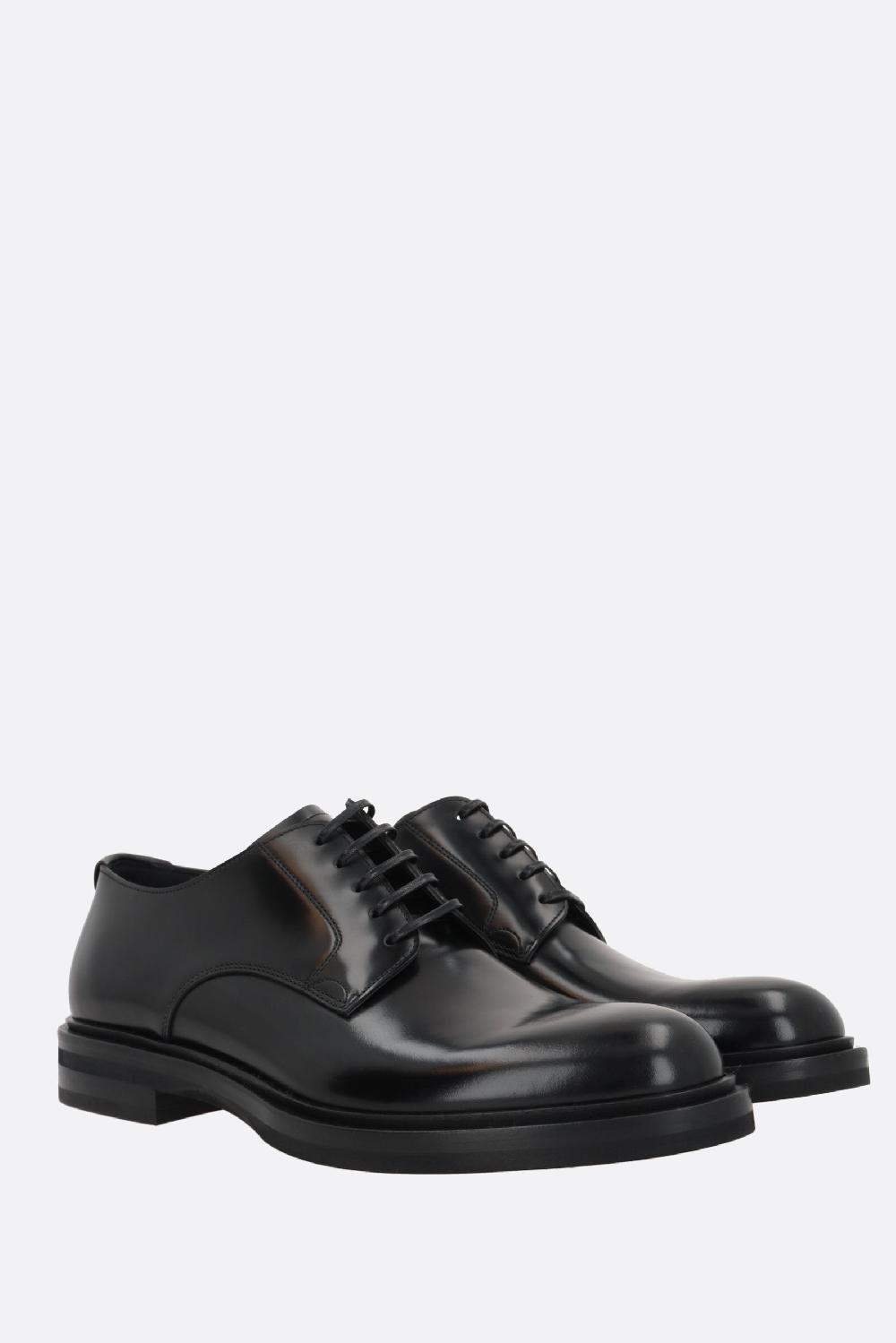 DOLCE & GABBANA Scarpa Derby Altavilla In Pelle Spazzolata