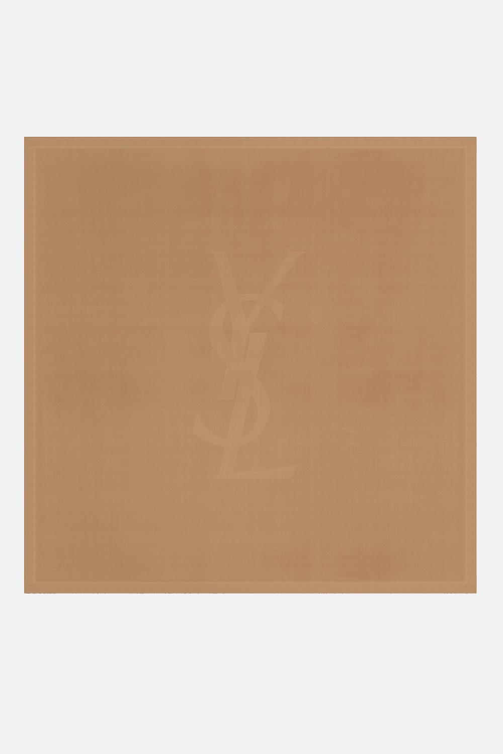 SAINT LAURENT Sciarpa Cassandre In Charmeuse Di Seta