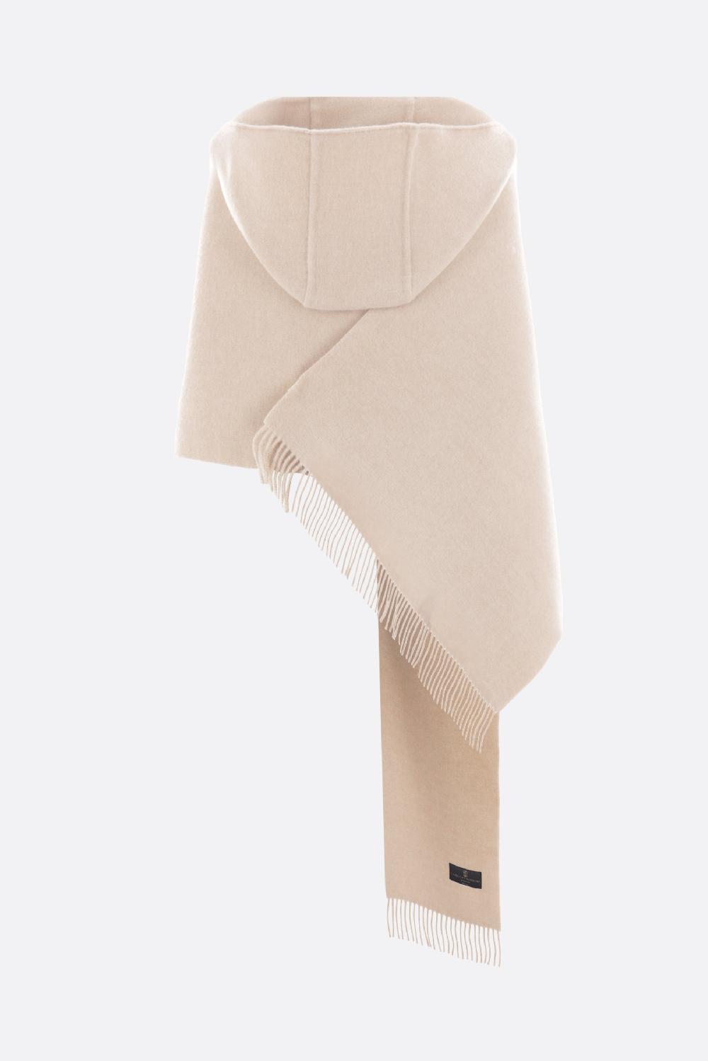 BRUNELLO CUCINELLI Sciarpa Con Cappuccio In Lana E Cashmere