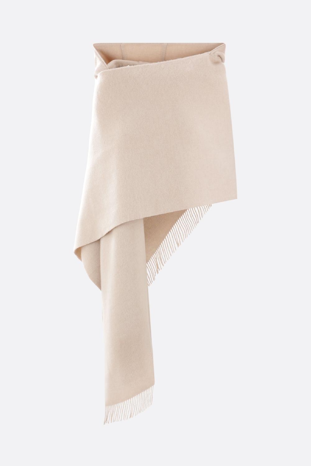 BRUNELLO CUCINELLI Sciarpa Con Cappuccio In Lana E Cashmere