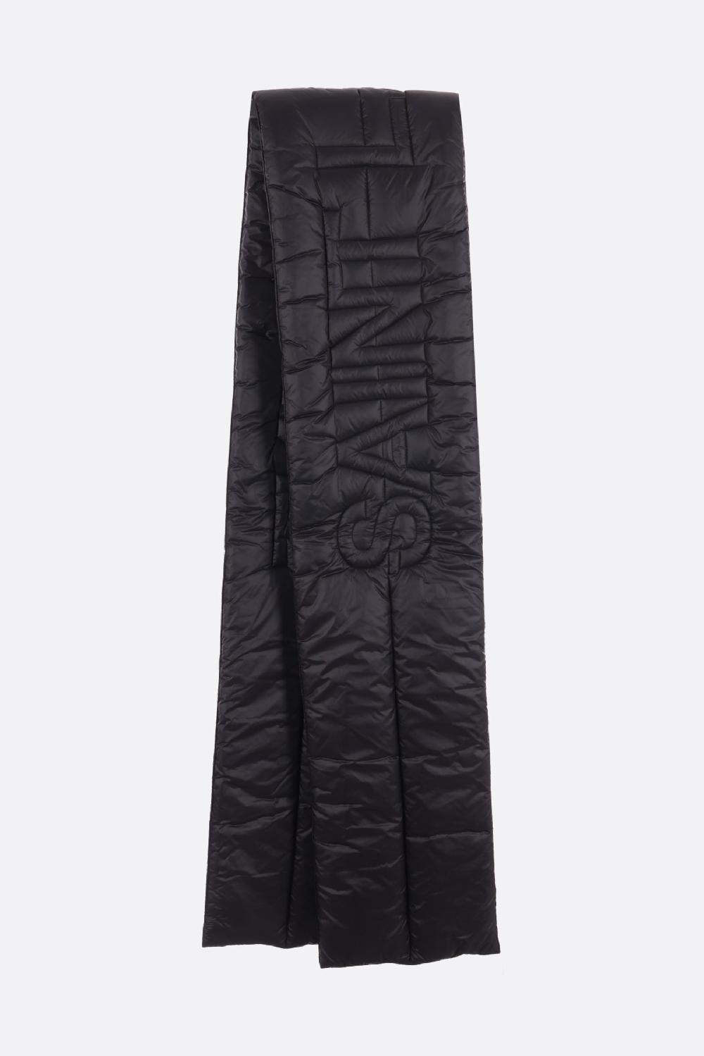 SAINT LAURENT Sciarpa Imbottita In Nylon Ricamo Logo