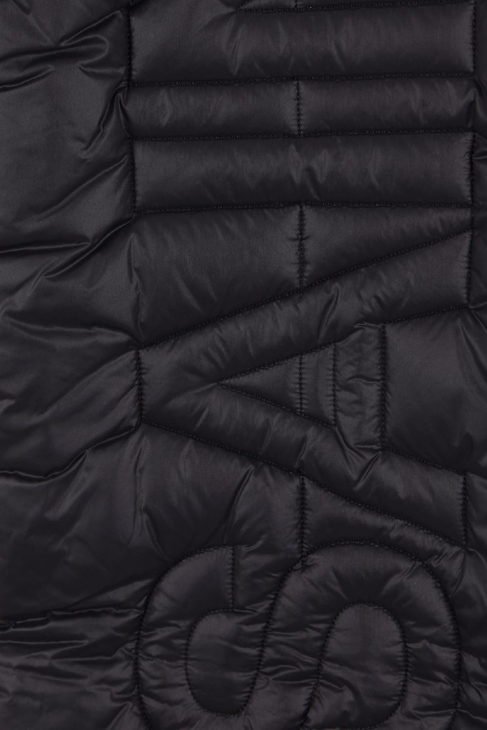 SAINT LAURENT Sciarpa Imbottita In Nylon Ricamo Logo