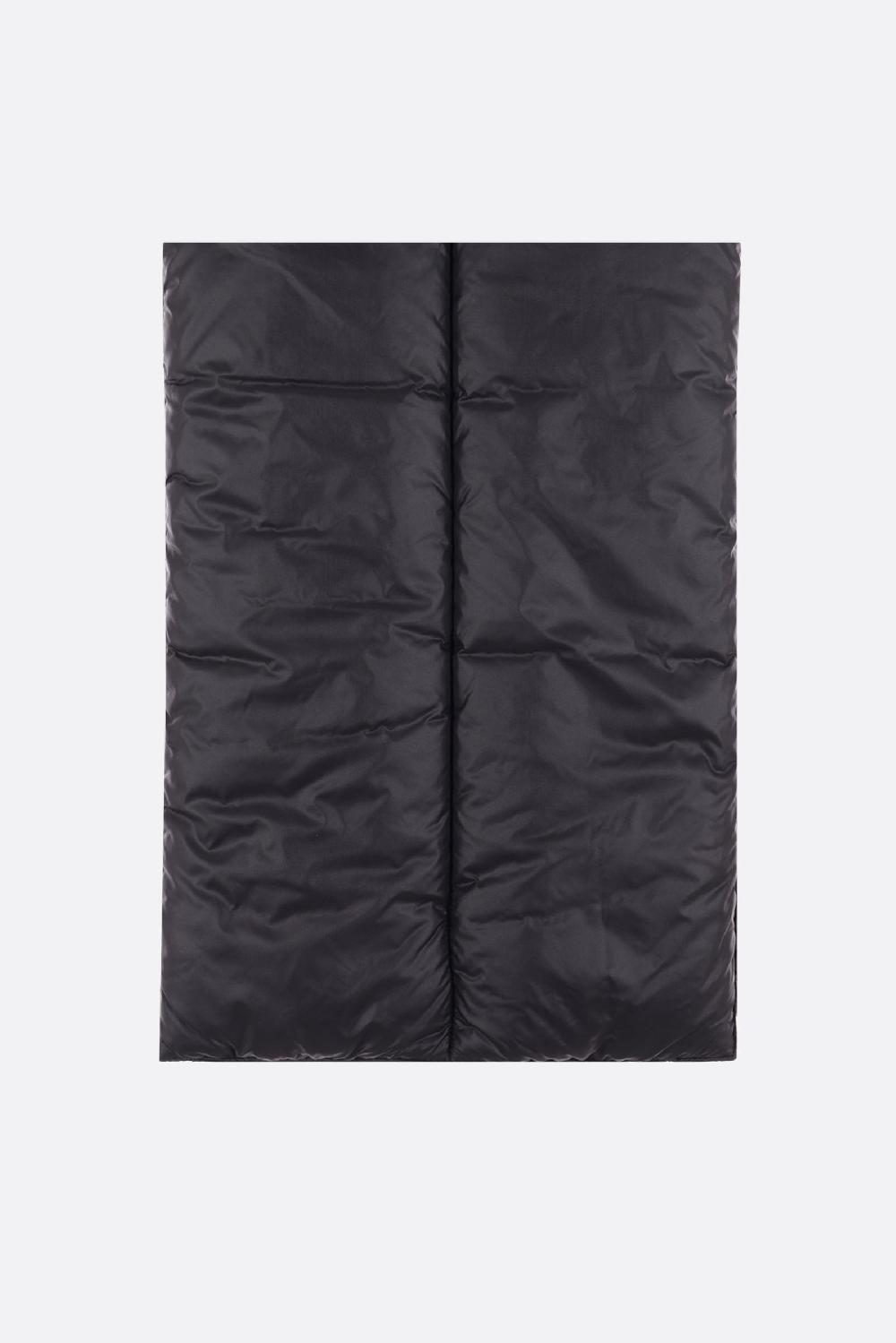 SAINT LAURENT sciarpa imbottita in nylon ricamo logo