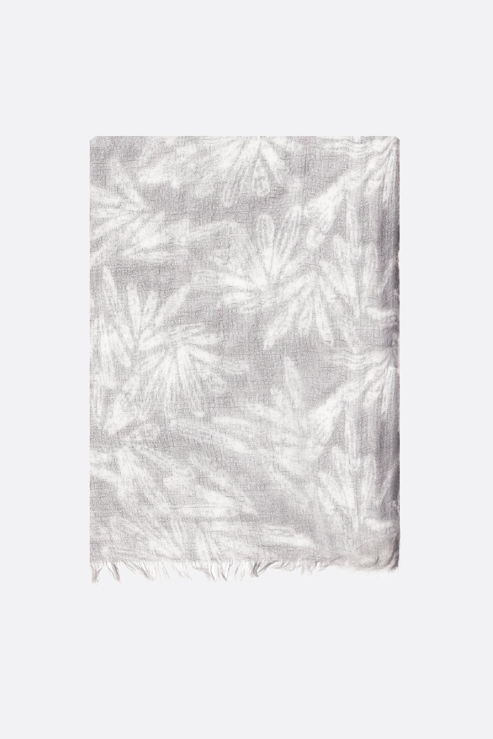 BRUNELLO CUCINELLI Sciarpa In Cashmere Stampa Floreale