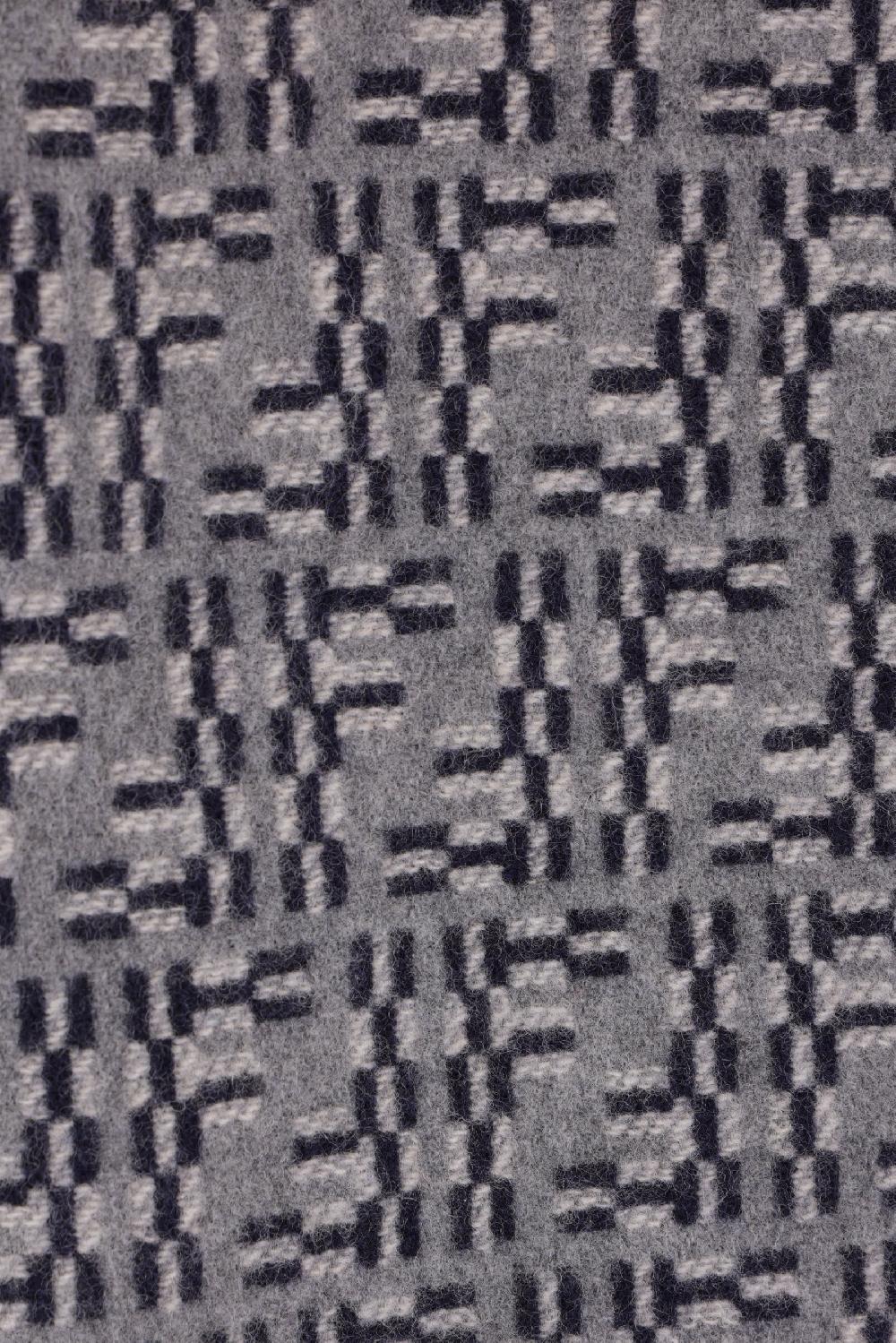 FENDI Sciarpa In Jacquard Di Lana A Motivo FF Labyrinth