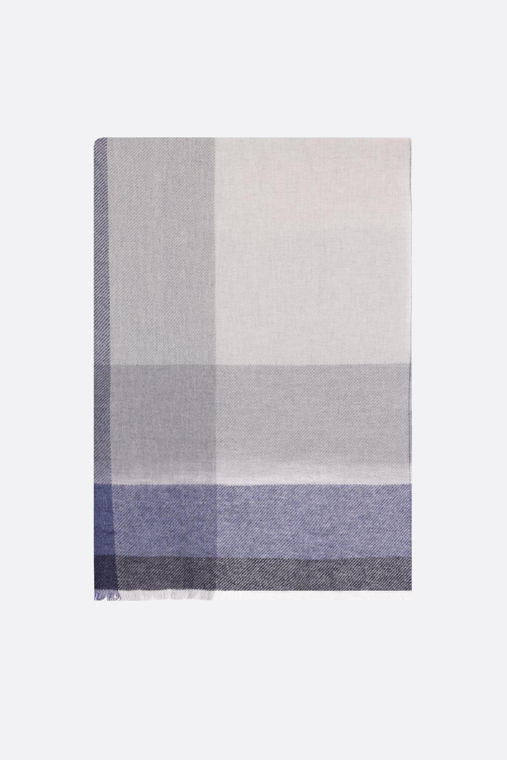 BRUNELLO CUCINELLI Sciarpa In Lana E Cashmere A Quadri