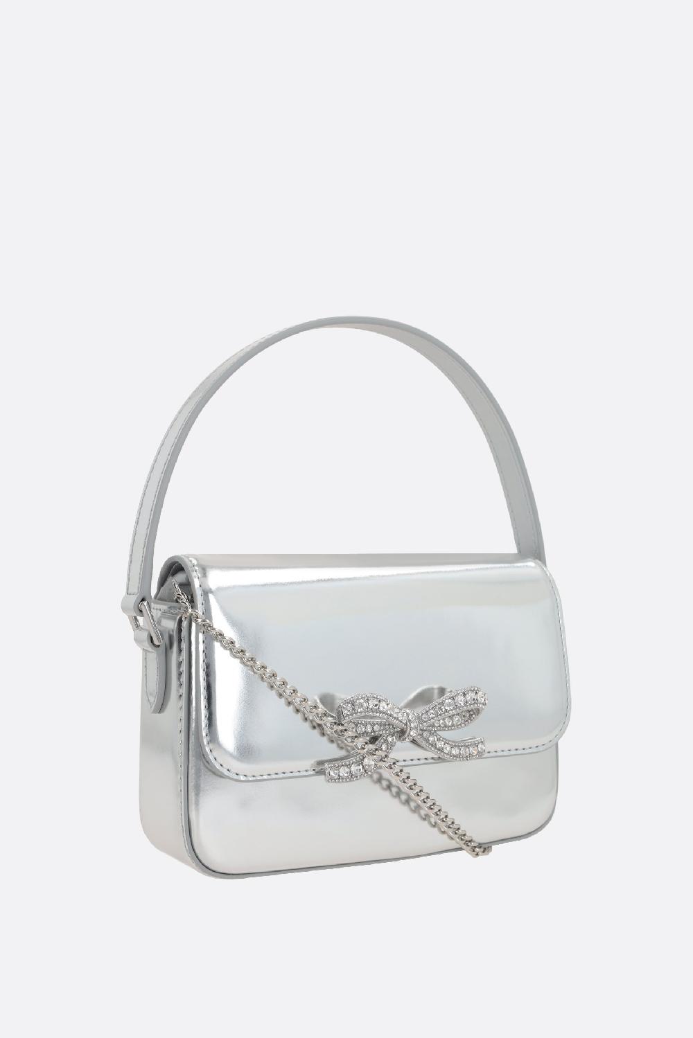 SELF PORTRAIT Borsa A Mano Micro In Pelle Laminata