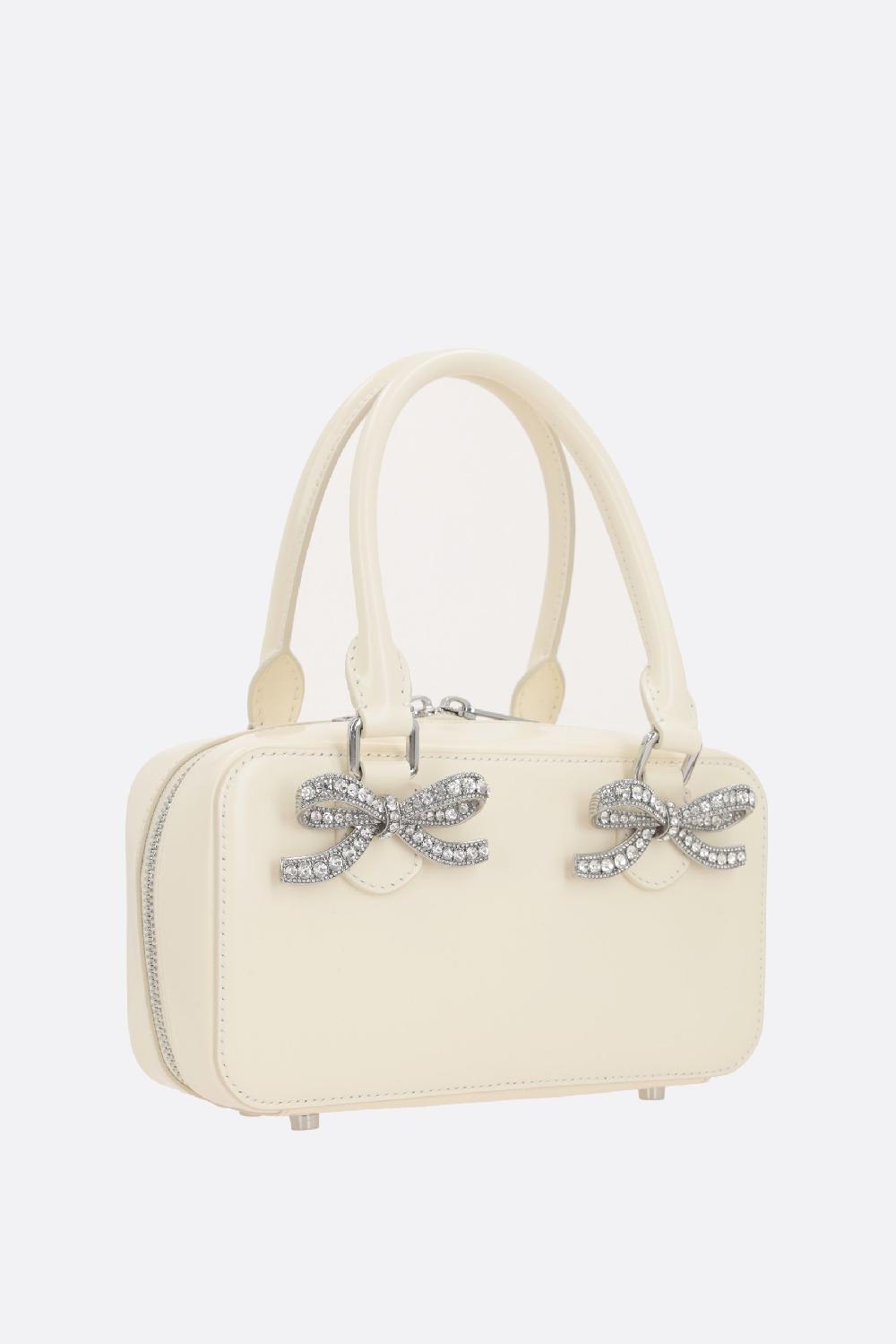 SELF PORTRAIT Borsa Tote Mini In Pelle Lucida