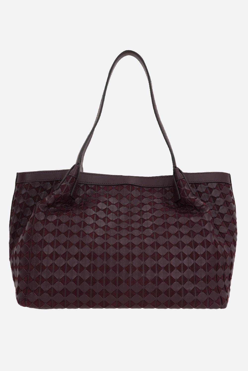 SERAPIAN Borsa Tote Secret Small In Nappa Mosaico