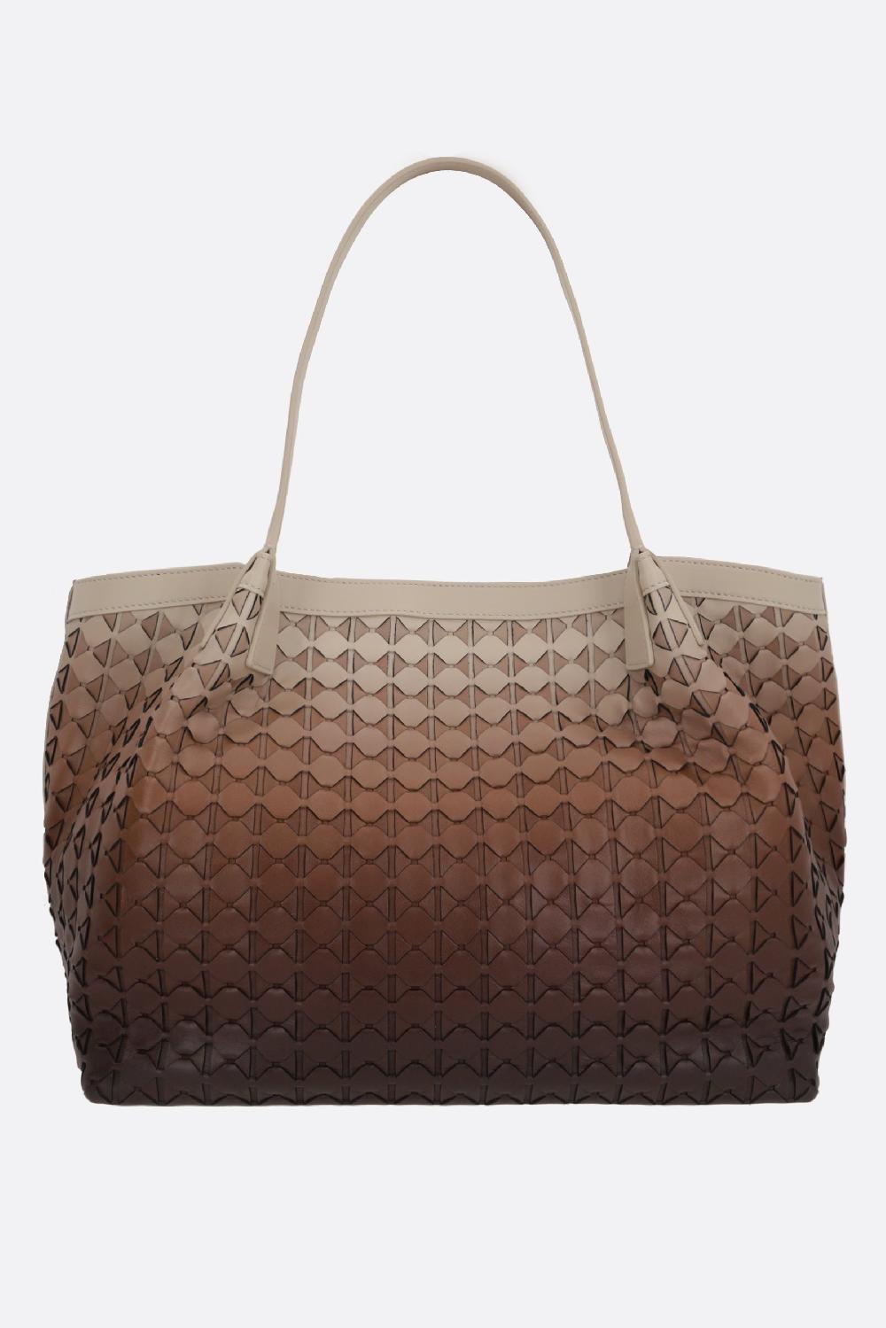 SERAPIAN Borsa Tote Secret Small In Nappa Mosaico