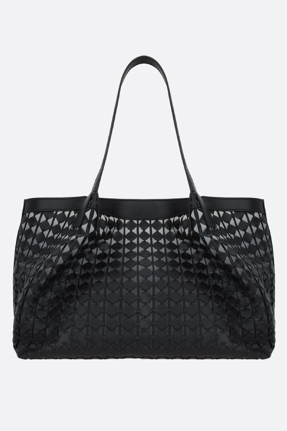 SERAPIAN Borsa Tote Secret Small In Nappa Mosaico