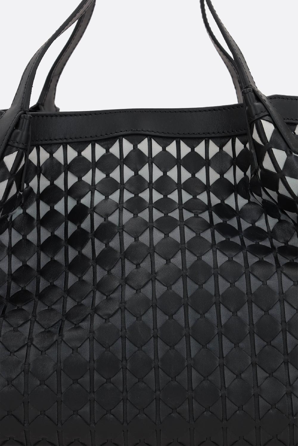 SERAPIAN Borsa Tote Secret Small In Nappa Mosaico