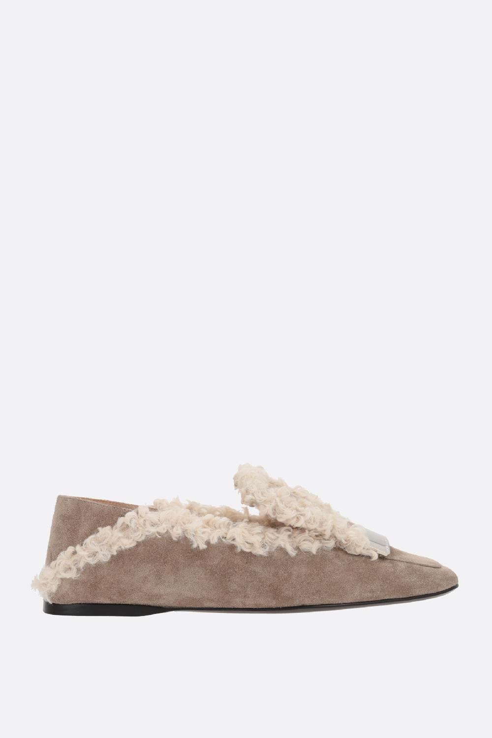 SERGIO ROSSI slipper sr 1 in suede