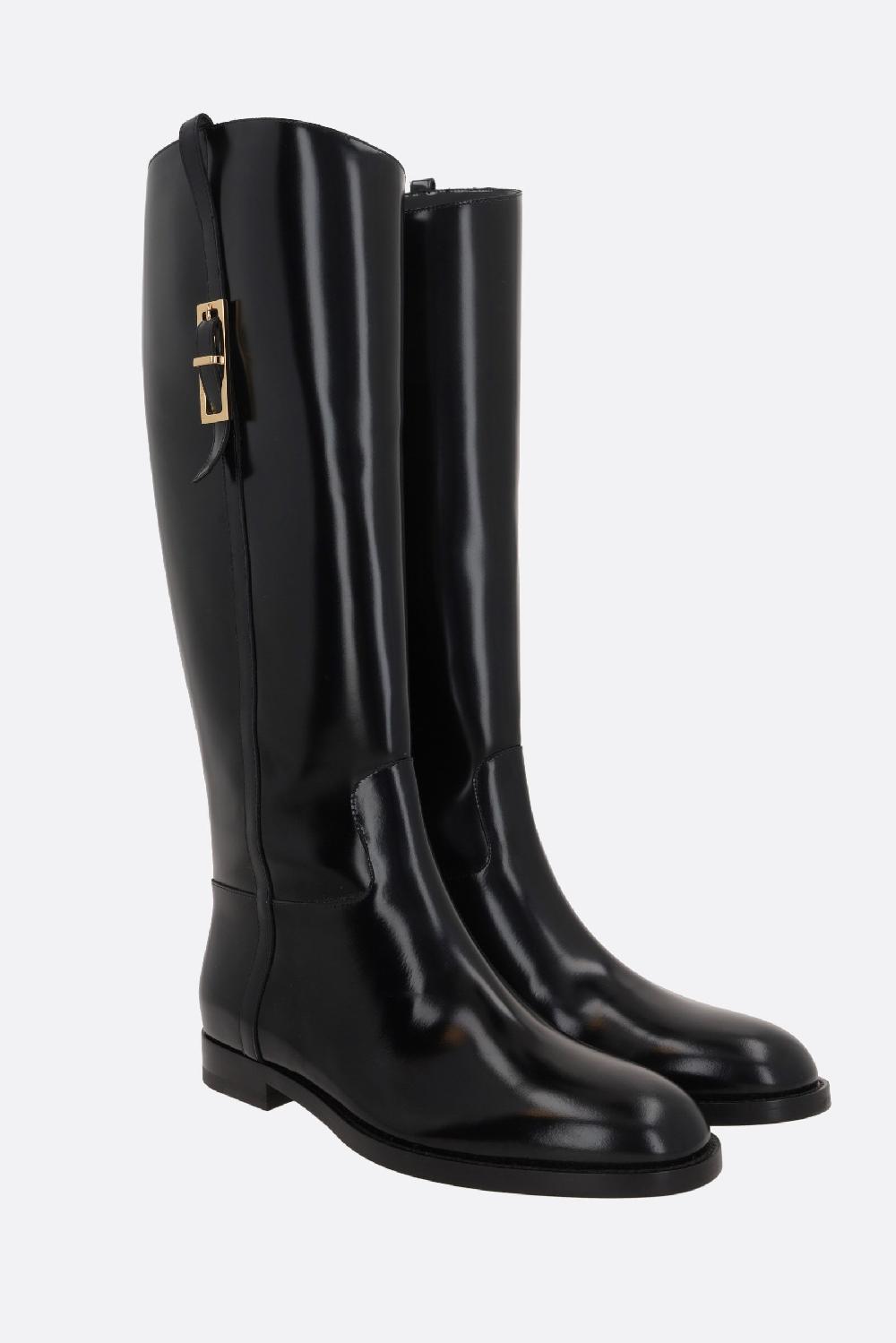 SERGIO ROSSI Stivale Sr Nora In Pelle Spazzolata