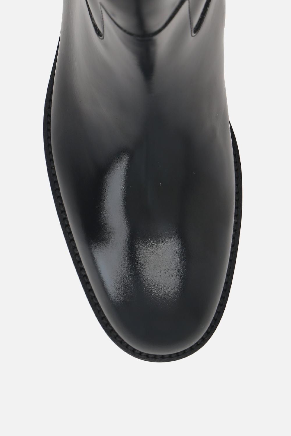 SERGIO ROSSI Stivale Sr Nora In Pelle Spazzolata