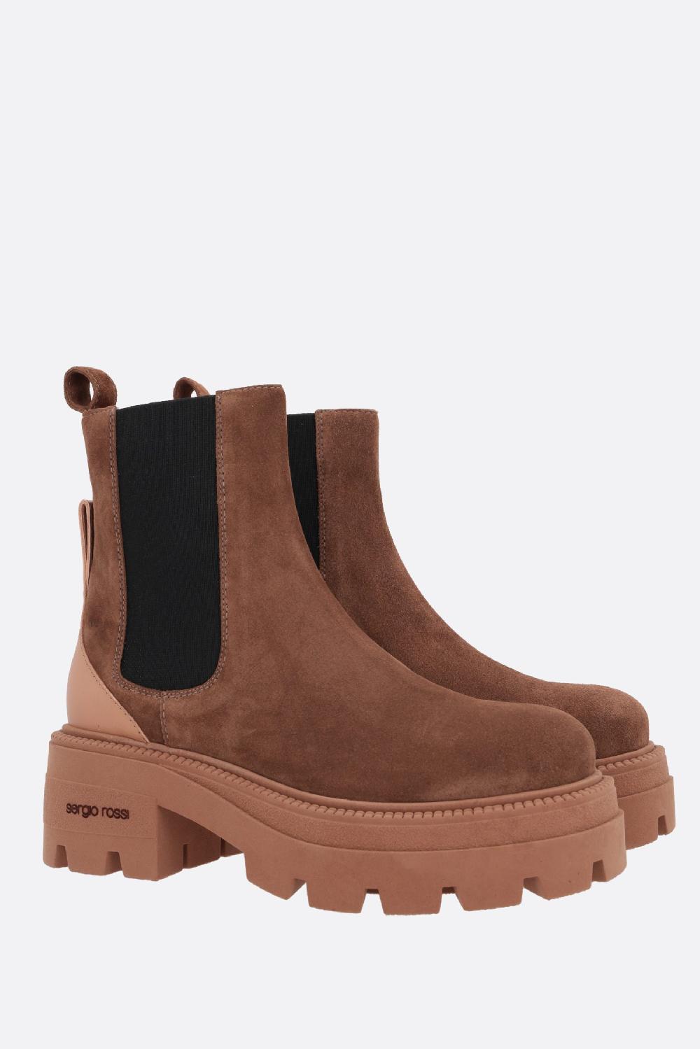 SERGIO ROSSI Stivaletto Chelsea Sr Milla In Suede