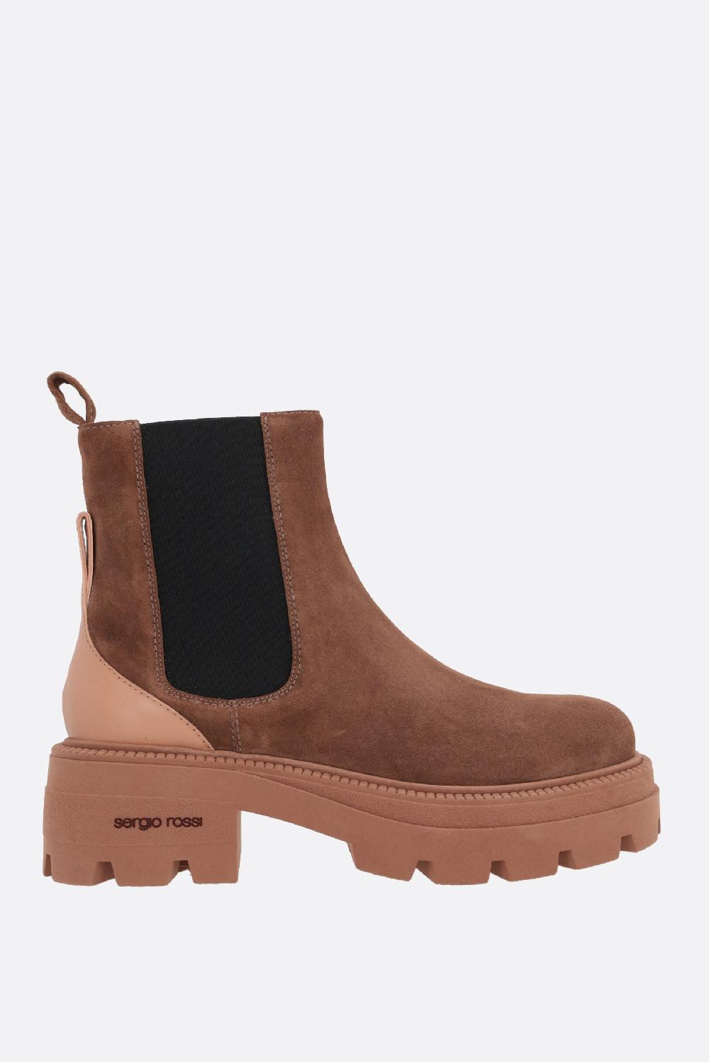 SERGIO ROSSI stivaletto chelsea sr Milla in suede