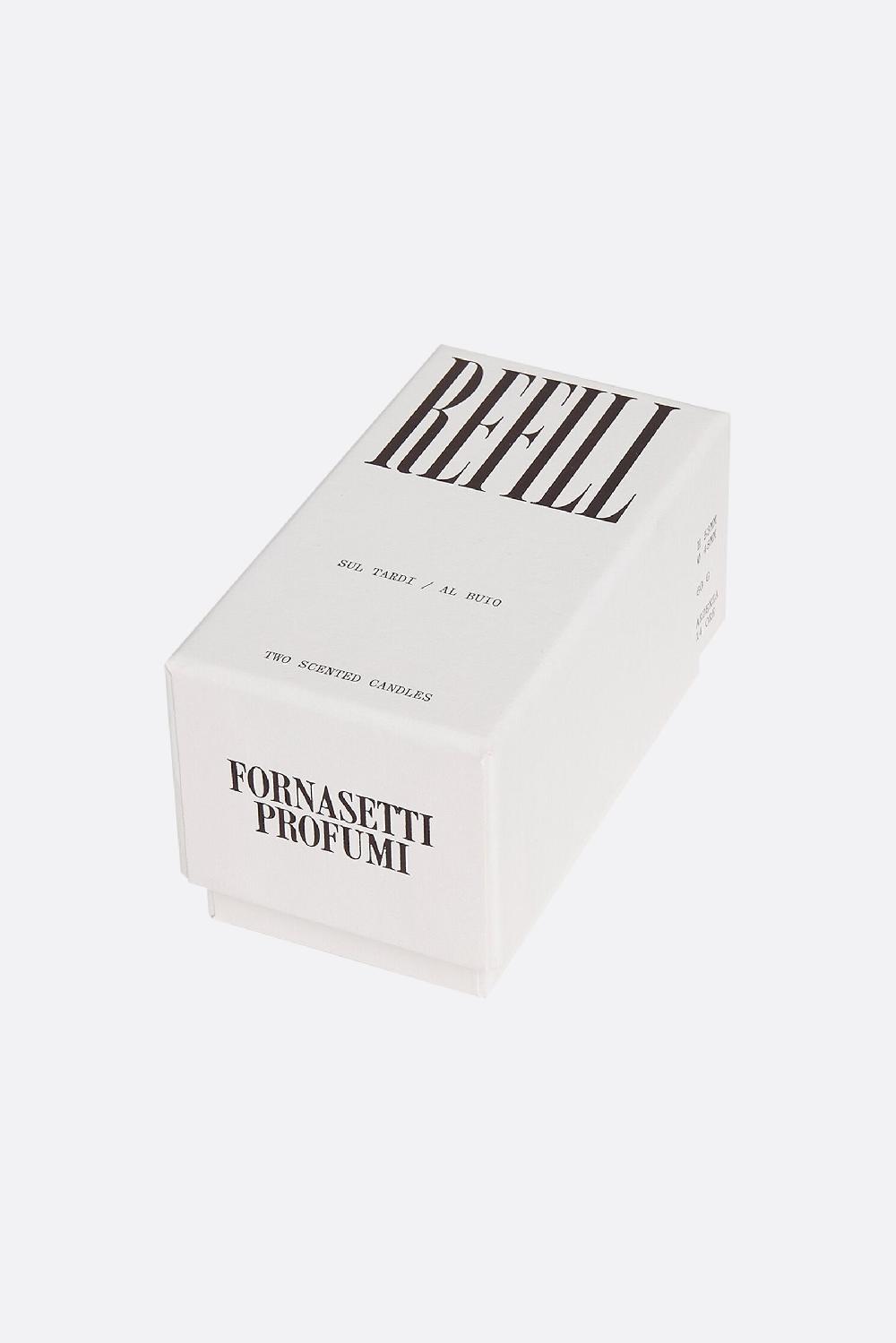 FORNASETTI set di due Refill candela profumata Al Buio e Sul Tardi