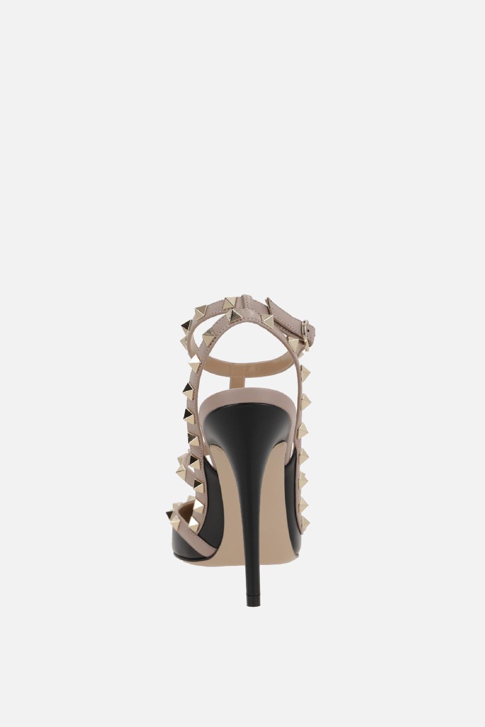 VALENTINO GARAVANI Slingback Rockstud In Pelle Liscia