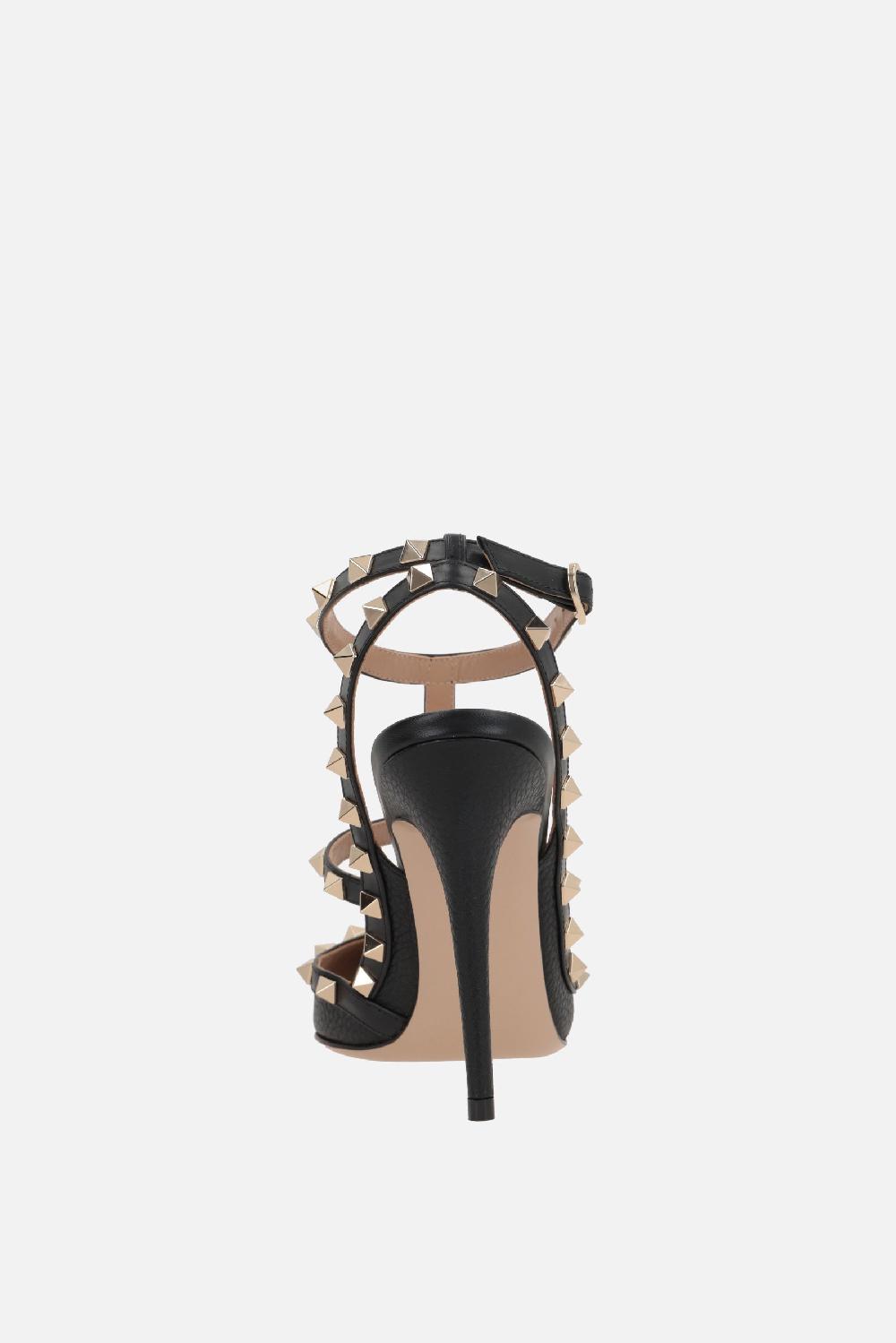 VALENTINO GARAVANI Slingback Rockstud In Pelle Martellata
