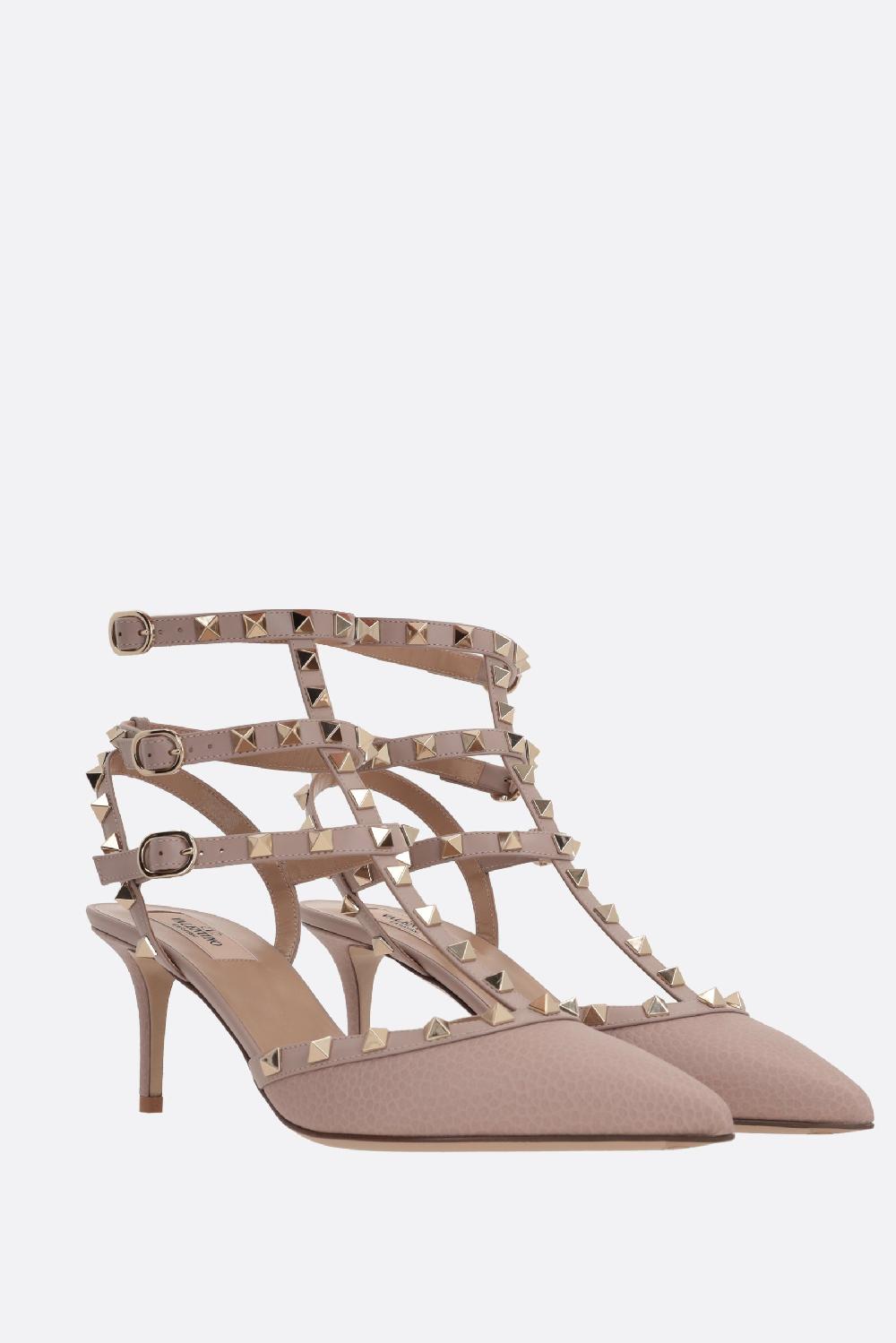 VALENTINO GARAVANI Slingback Rockstud In Pelle Martellata