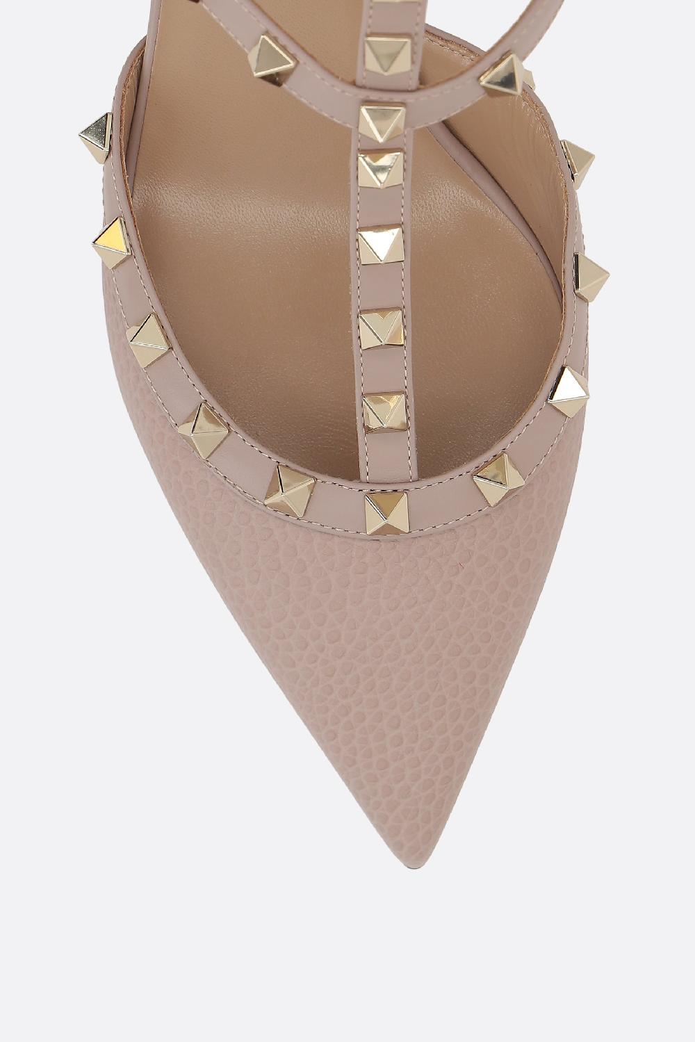 VALENTINO GARAVANI Slingback Rockstud In Pelle Martellata