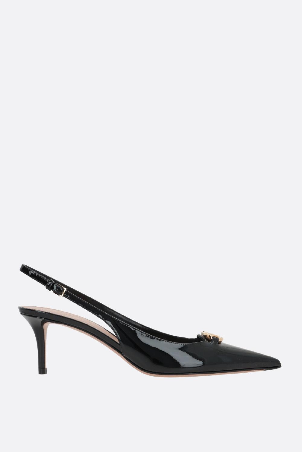 VALENTINO GARAVANI slingback VLogo The Bold Edition in vernice
