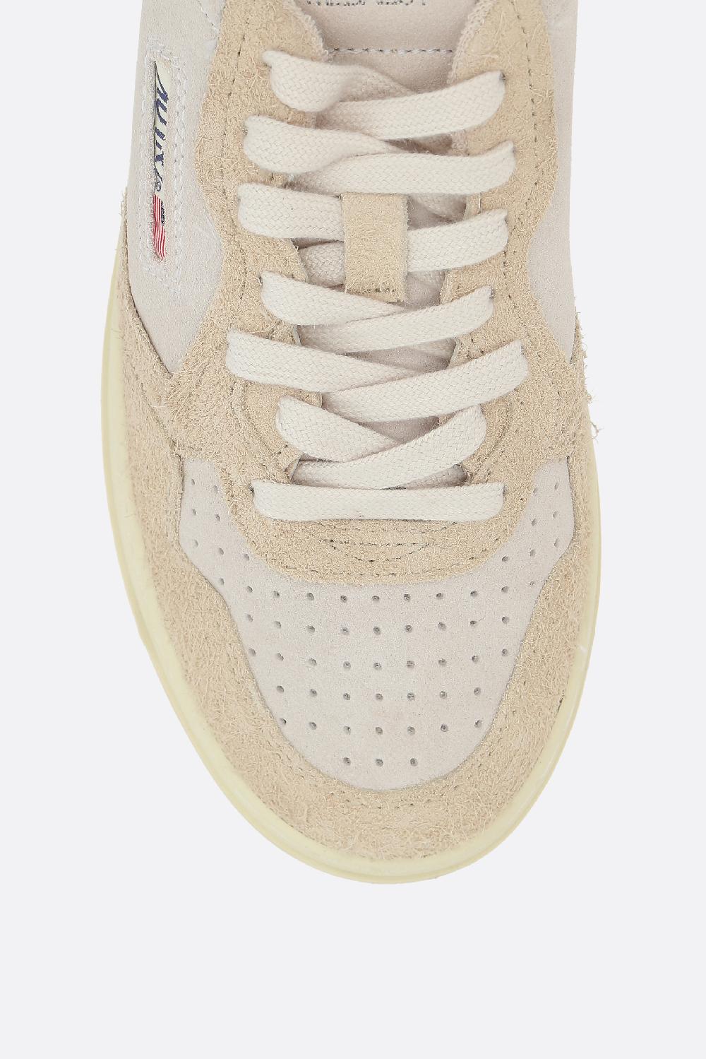 AUTRY Sneaker Autry Medalist In Pelle Liscia E Hair Suede