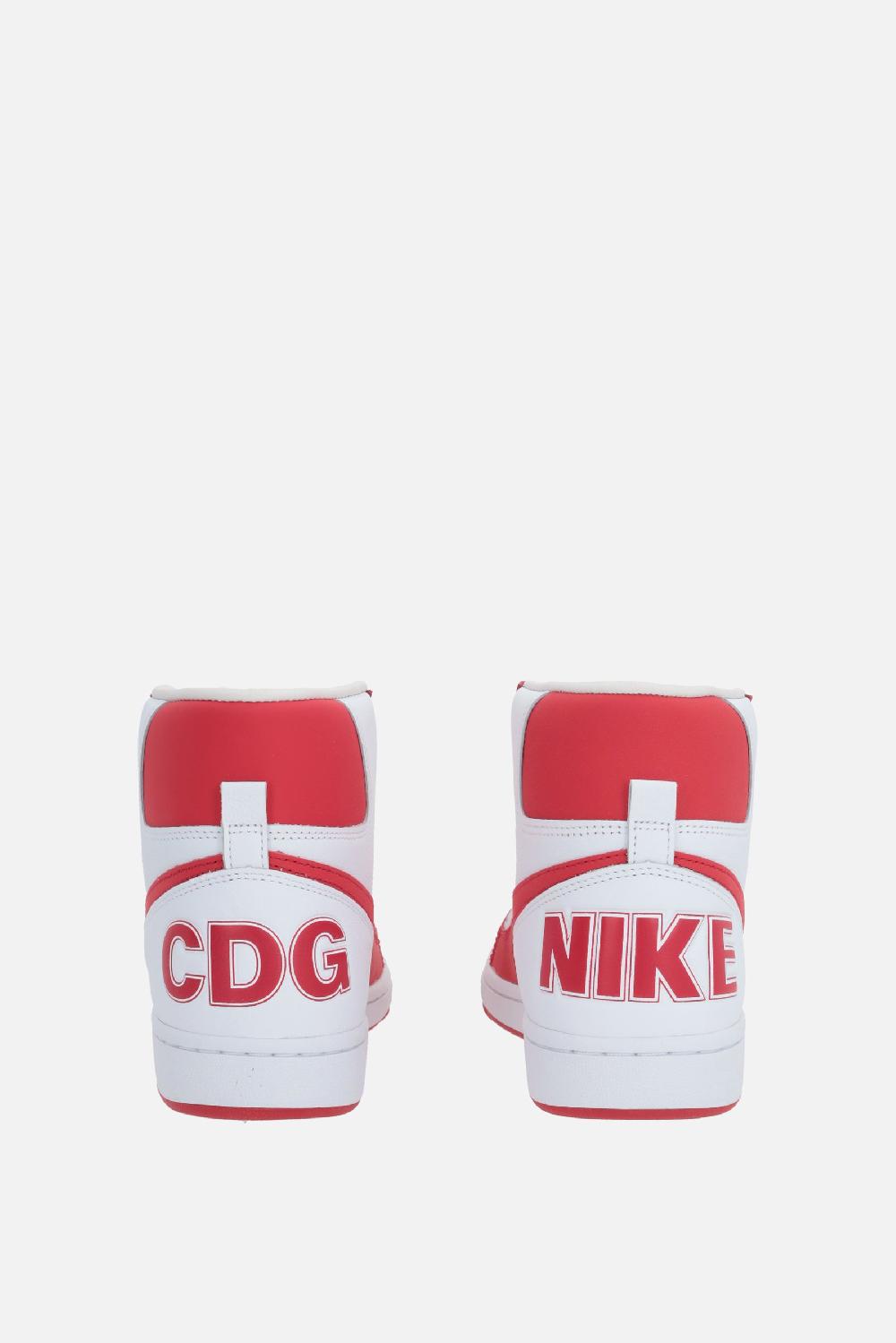 COMME Des GARCONS X NIKE Sneaker High-top Nike Terminator In Pelle Liscia