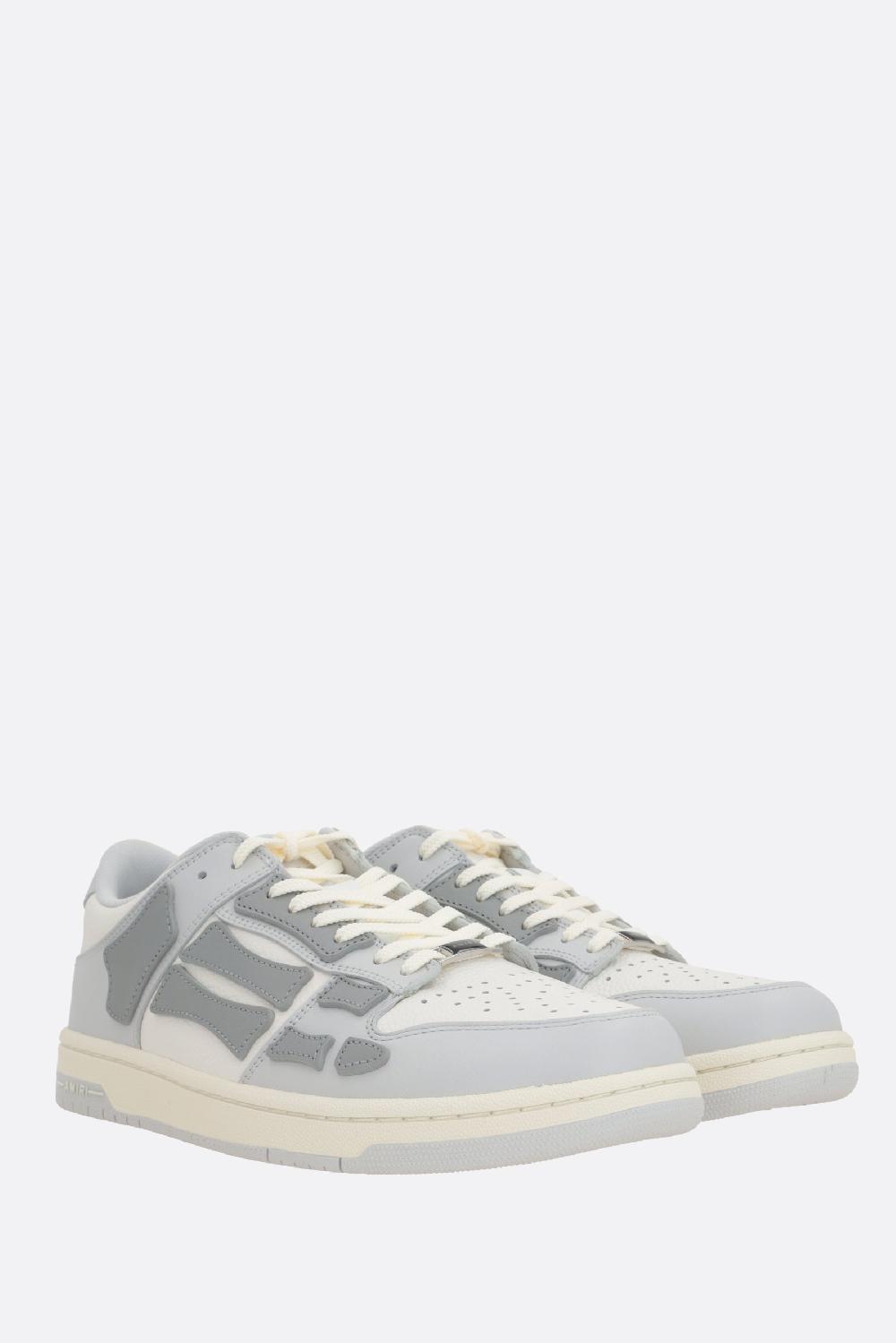 AMIRI Sneaker Skel Top In Pelle Liscia E Martellata