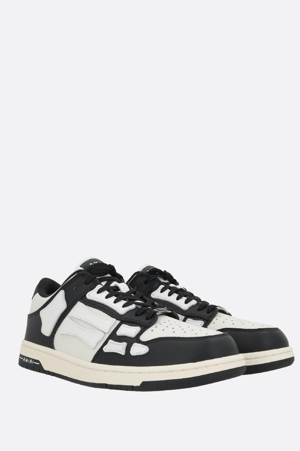 AMIRI Sneaker Skel Top In Pelle Liscia E Martellata