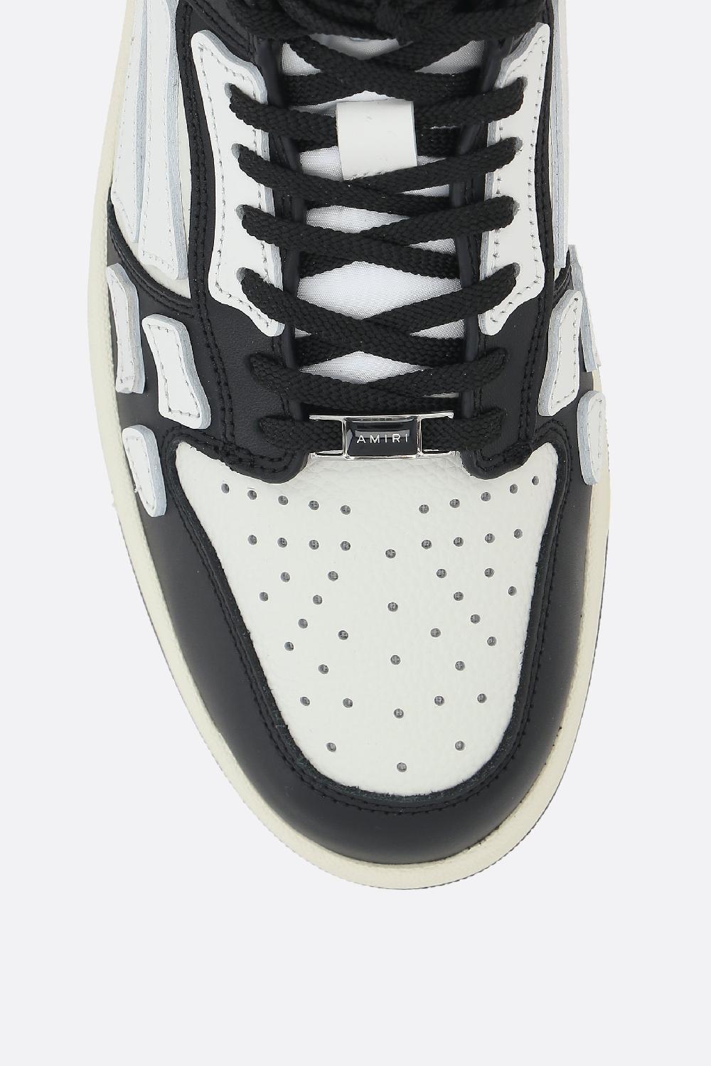AMIRI Sneaker Skel Top In Pelle Liscia E Martellata