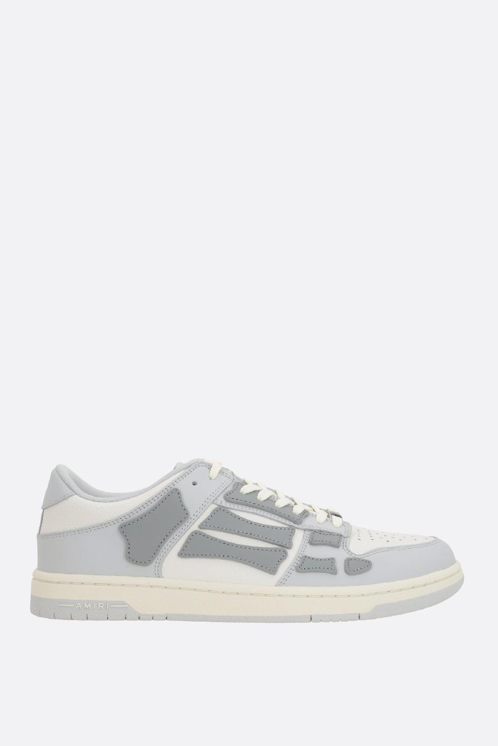 AMIRI Sneaker Skel Top In Pelle Liscia E Martellata