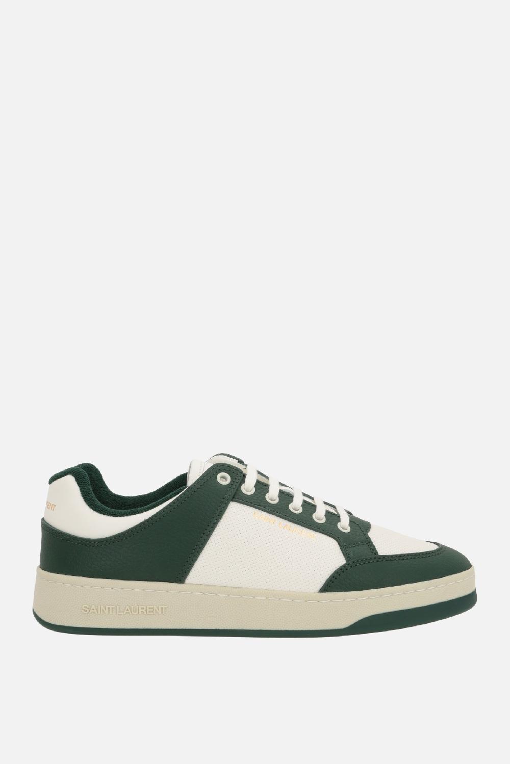 SAINT LAURENT sneaker SL/61 in pelle martellata e traforata