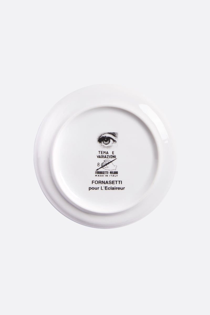 FORNASETTI Sottobicchiere Tema E Variazioni N° 8 In Porcellana