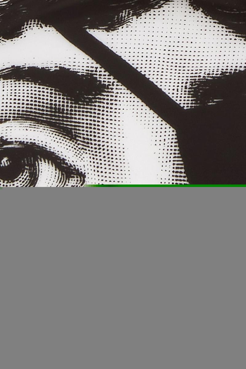 FORNASETTI Sottobicchiere Tema E Variazioni N° 8 In Porcellana