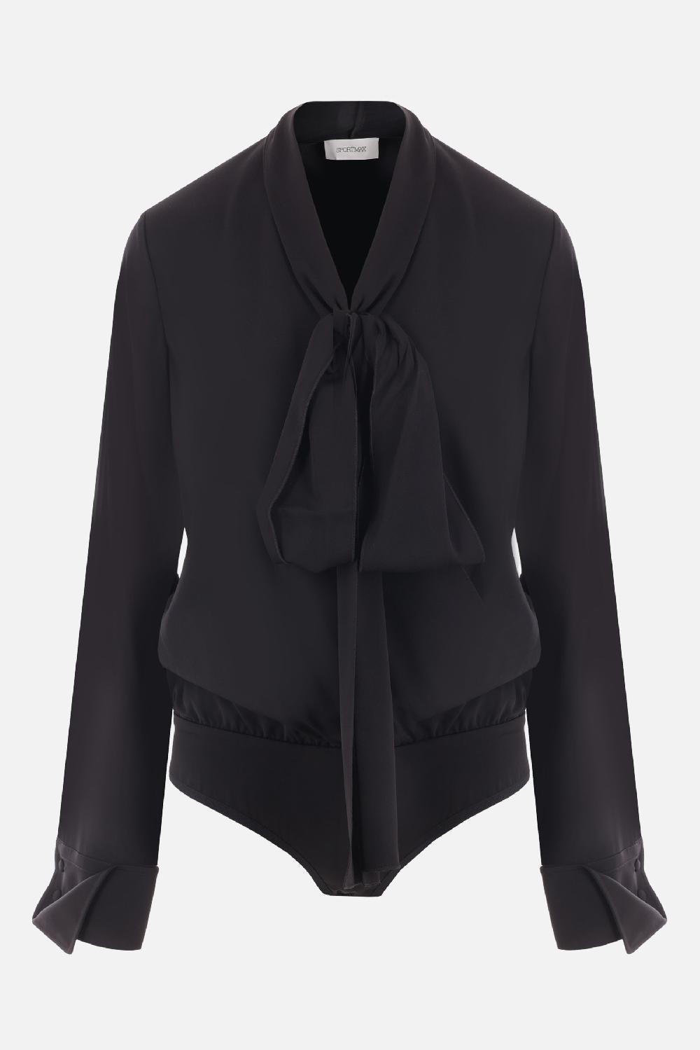 SPORTMAX body Moretto in seta stretch