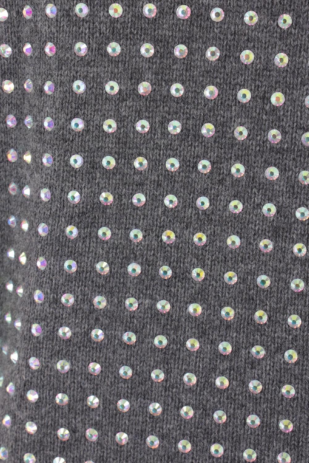 SPORTMAX Pullover Uta In Misto Lana Con Strass