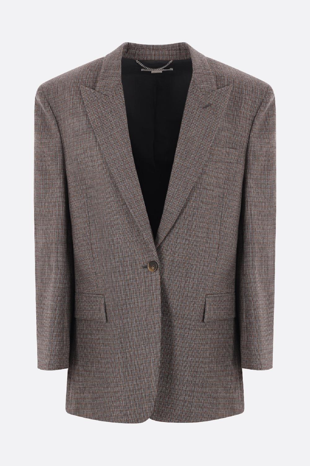 STELLA McCARTNEY giacca monopetto oversize in lana