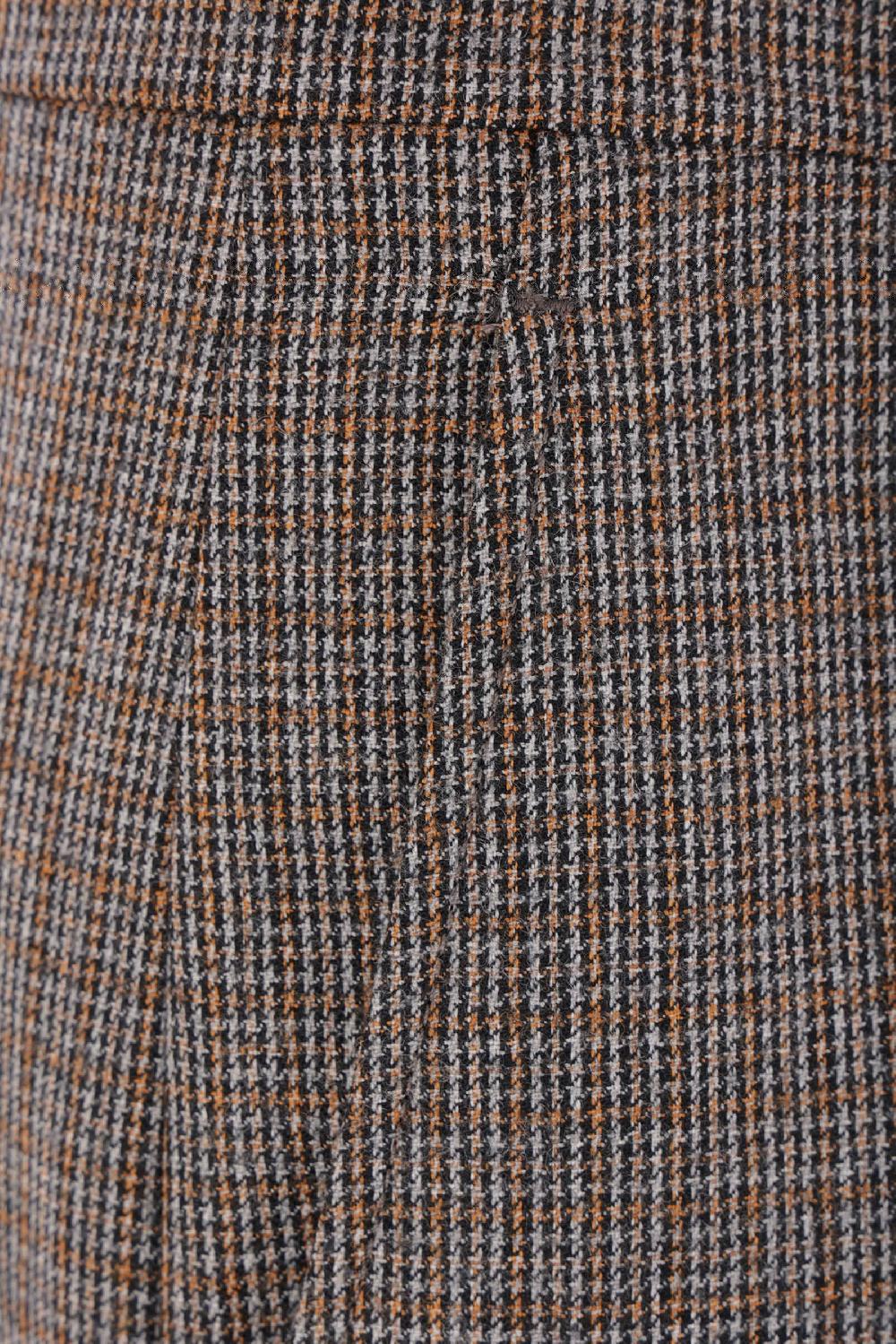 STELLA McCARTNEY Pantalone Bootcut In Lana Check