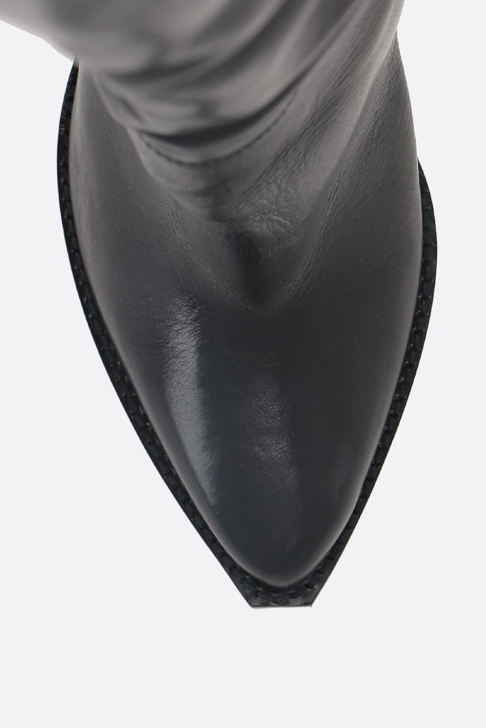 ISABEL MARANT Stivale Cuissard Lalex In Pelle Liscia