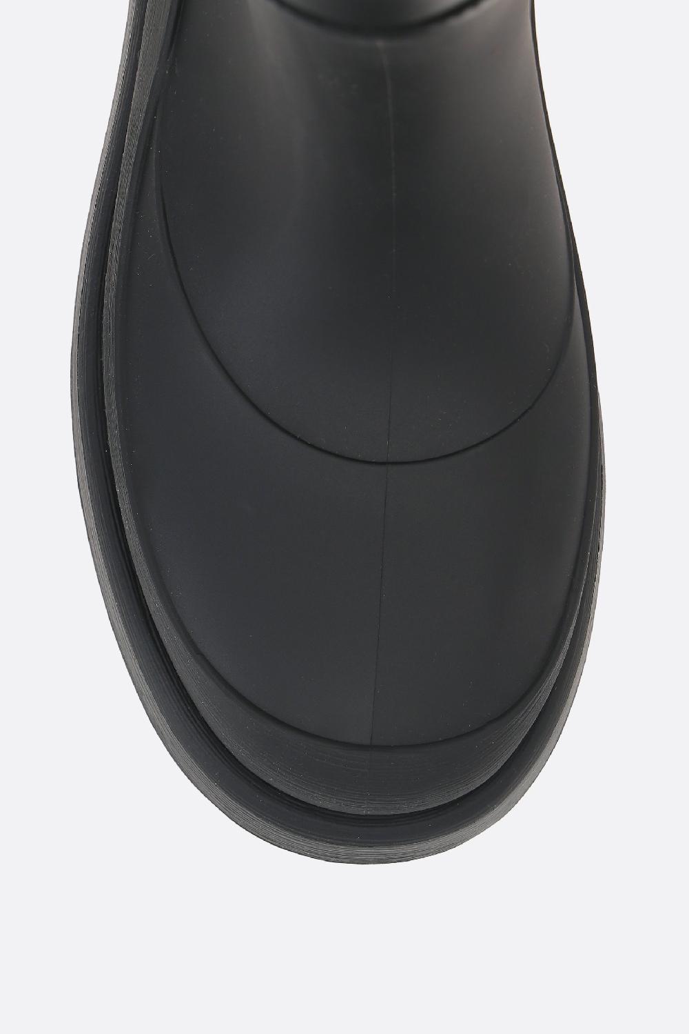 VALENTINO GARAVANI Stivale Per La Pioggia VLogo The Bold Edition In Gomma E Pelle