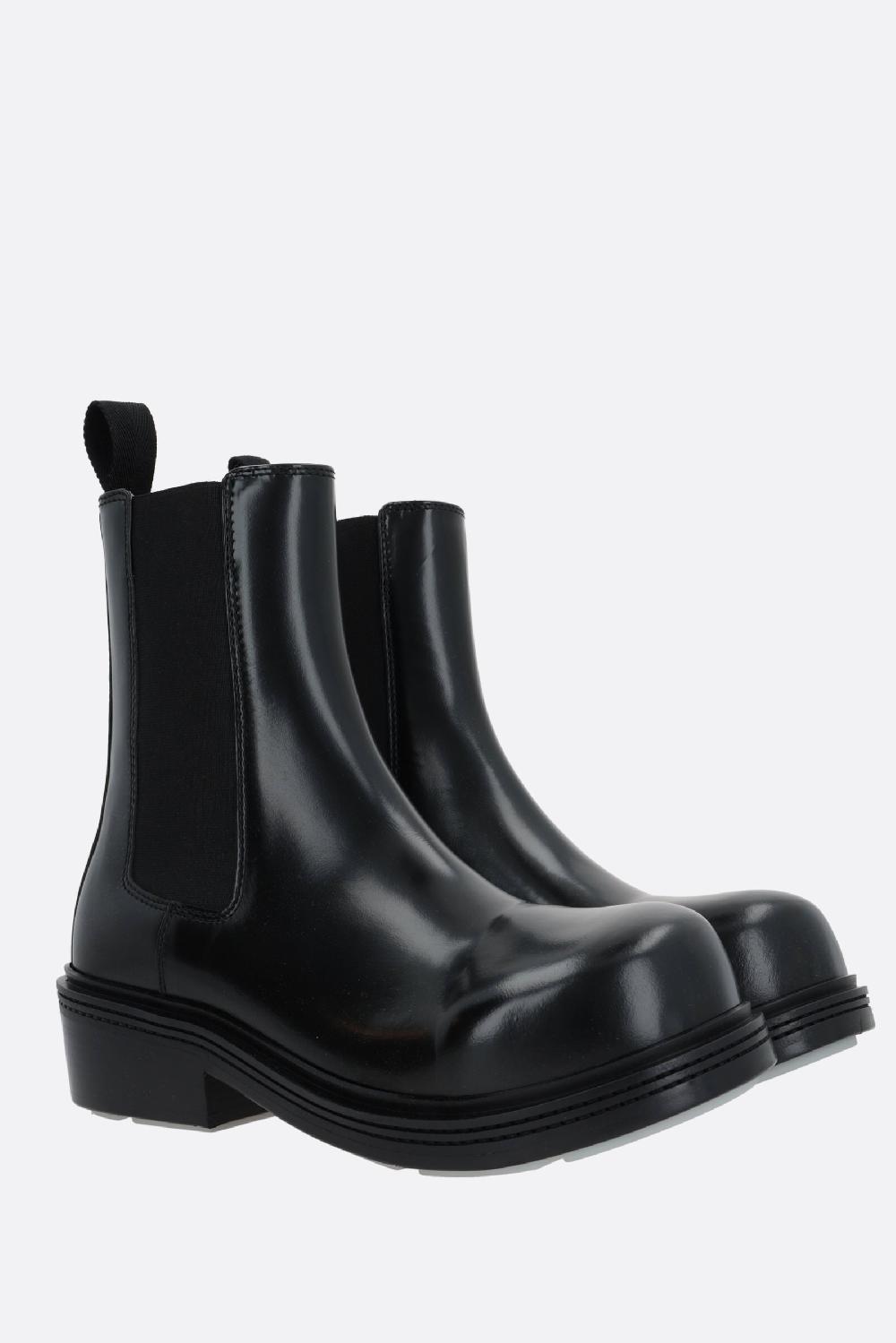 BOTTEGA VENETA Stivaletto Chelsea Fireman In Pelle Spazzolata