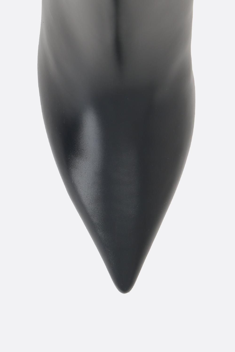 VALENTINO GARAVANI Stivaletto VLogo Lockette In Pelle Spazzolata