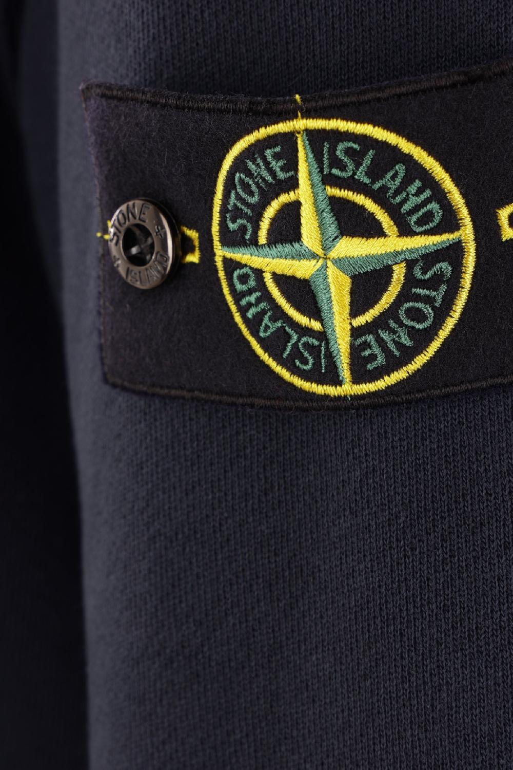 STONE ISLAND Felpa In Jersey Con Badge Logo