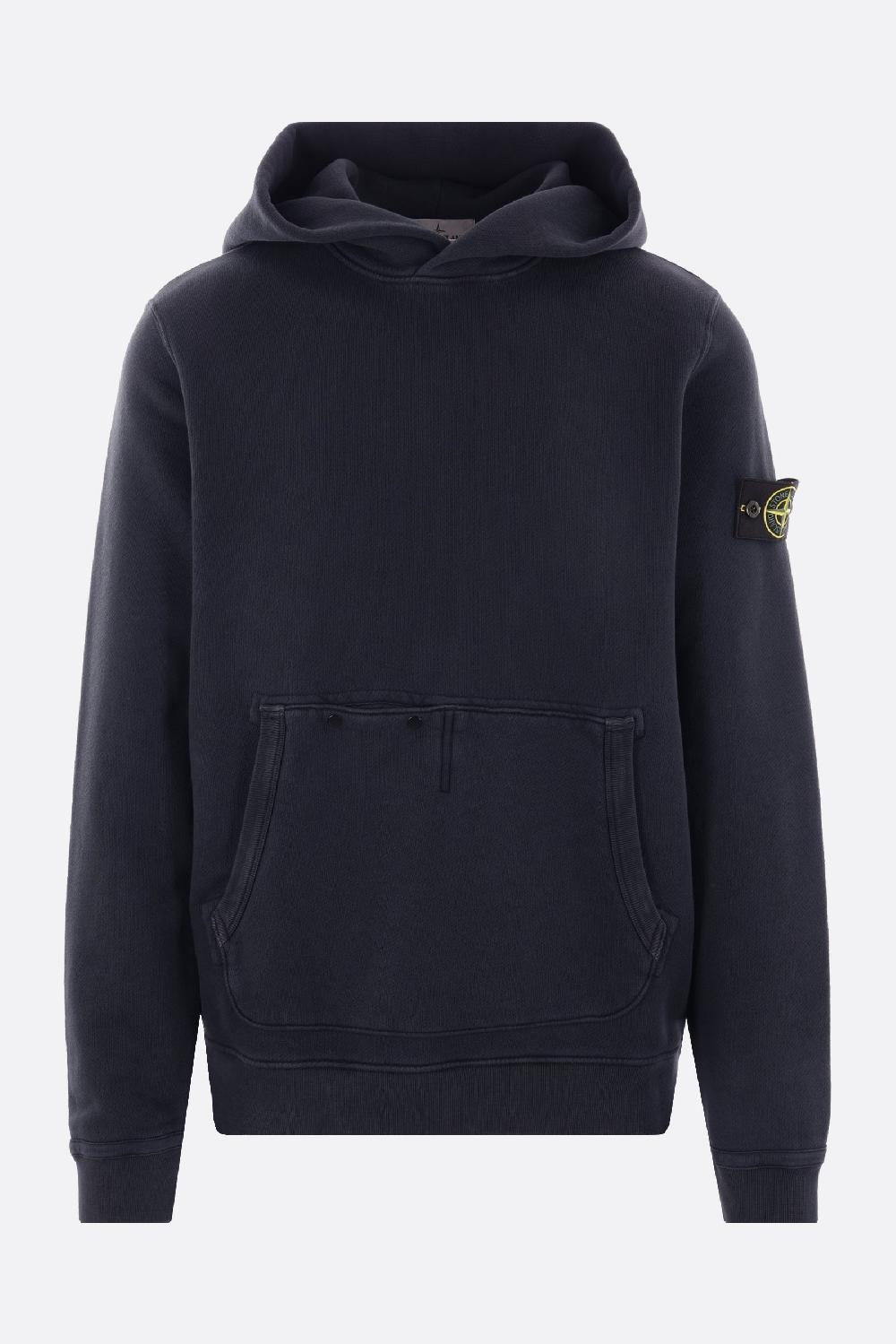 STONE ISLAND felpa in jersey con badge logo