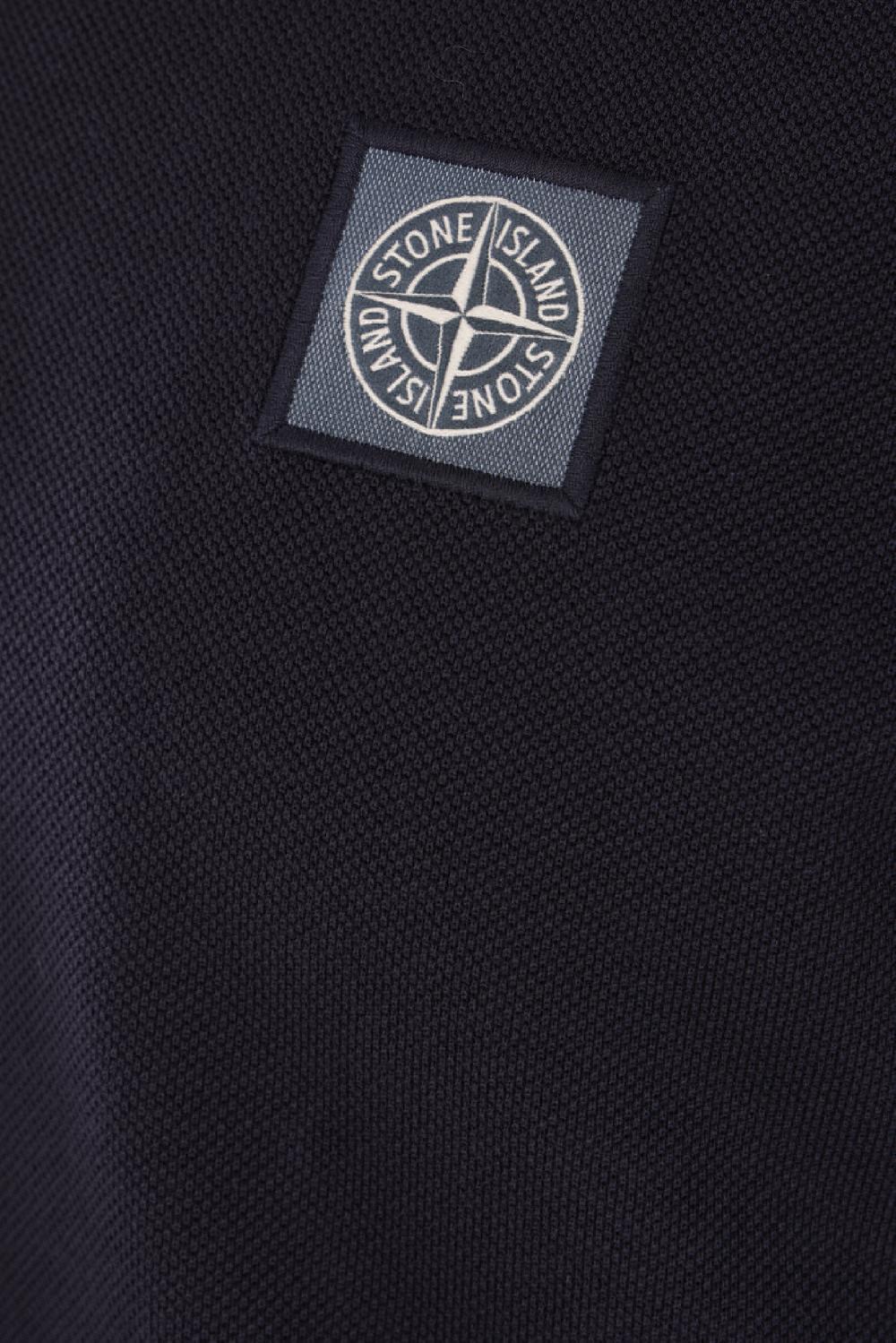 STONE ISLAND Polo In Piquet Patch Logo